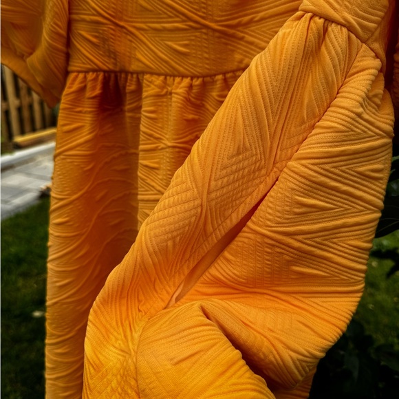 FREE PEOPLE Violet Mini Dress - Carrot Ginger - Size L - Picture 8 of 15